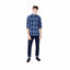 SP Field Navy Blue Check Shirt 8856