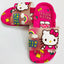 Hello Kitty Rainbow Shocking Pink Slippers 1927
