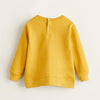MNG Animal Print Stay Brave Mustard Sweatshirt 2593
