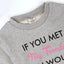 TAO My Family Print Grey Sweatshirt 2843