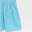 SFR Rainbow Print Sky Blue Frock 2242