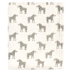 Hu Baby Lion And Zebra 2 Blanket Set 7909