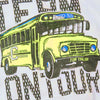 TT School Bus Printed White Tshirt 4948