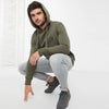 Kangaroo Pocket Khaki Hoodie (Label Cut) 3062