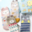 Caramella Rabbit Light Blue 4 Socks Box 3233