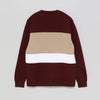 LFT Parkway Color Block Maroon Sweat Shirt 3026