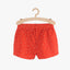 51015 Anchor Print Red Girls Shorts 3701
