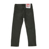 OM Orange Button Faded Knee Olive Green Pant 3218