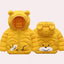 HT Bear Face Yellow Puffer Jacket 7555