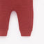 ZR Ottoman Contrast Cord Brick Red Trouser 3114