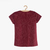 LS Never Look Back Maroon Tshirt 3527