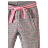 5.10.15 Small Hearts Print Pink Cord Grey Trouser 997