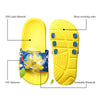 K.Bear I Love Fly Helicopter Super Soft Yellow Slippers 4889
