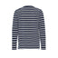 NM It White Stripe Navy Blue Full Sleeves Tshirt 7603