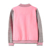 LS Glittered Yeah Print Pink Girls Jacket 2757