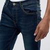 P&B Sleek Tinted Blue Skinny Denim