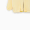 ZR Yellow Cord String Zipper Hoodie 979