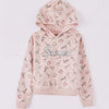 TRN Glitter Sweet Love Pink Hoodie 2932