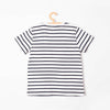 51015 Blue Stripe White Tshirt 3528