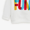ZR Lets Fun Off White Sweatshirt 3077