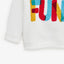 ZR Lets Fun Off White Sweatshirt 3077