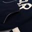 Orch 38 Sherpa Neck Navy Blue Sweat Shirt 2421