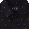 PLC Mini Motif Full Sleeves Black Casual Shirt 7056
