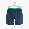 LS Printed Tree Navy Blue Shorts 3705