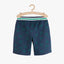 LS Printed Tree Navy Blue Shorts 3705