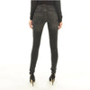 NM Ladies Black Wash Biker Denim
