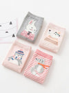 Caramella Rabbit Pink 4 Socks Box 3235