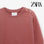 ZR Coral Pink With Bottom Sided Bows Sweatshirt 933