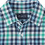 PLC Green Blue White Small Check Half Sleeves Casual Shirt 7101