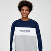 P&B Navy Blue With Color Block Sweatshirt 946