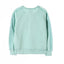 LS Do All Things Lace Shoulder Sea Blue Sweatshirt 3481