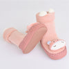 XB Cow Face Pink Socks Booties 2726