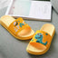 AFN Green Dino Yellow Slippers 3268
