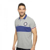 US Polo Assn. Grey Polo with Blue Collar