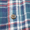 TRG Casual Check Shirt Green and Blue