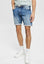 TK White Cord Light Weight Light Blue Denim Shorts 9300