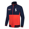 Big Pony Polo Sport Wind Breaker Navy Blue with Orange #2011