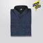 MV Front Pockets Navy Blue Casual Shirt 8853