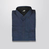 MV Front Pockets Navy Blue Casual Shirt 8853