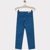 SM Back Pocket Embroidery Teal Cotton Pant
