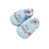 KMR Baby Elastic Blue Check Baby Shoes 7942