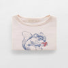 MNG Little Treasure Squirrel Light Pink Full Sleeves Tshirt 1196