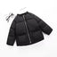 FSG Open Pockets Mock Neck Black Puffer Jacket 7674