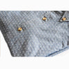 BB Light Textured Button Down Blue Casual Shirt 8883