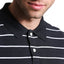 GAP Stripe Pique Polo Shirt Black (Label Removed)
