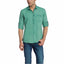 LC WC Thin Light Green Casual Shirt 8851